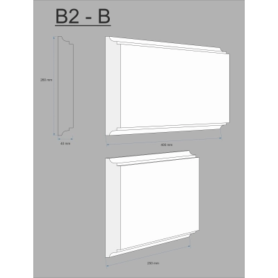 1 Set  Bossenecken B2-B